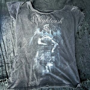 Nightwish official merch boatneck tshirt, EU import EUC